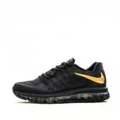 nike air max 2015 2020 hommes running chaussures black gold